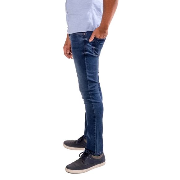 The Perfect Jean NYC OG Stretch Skinny Fit Denim Jeans Men 42x30 Admiral New - Picture 2 of 14